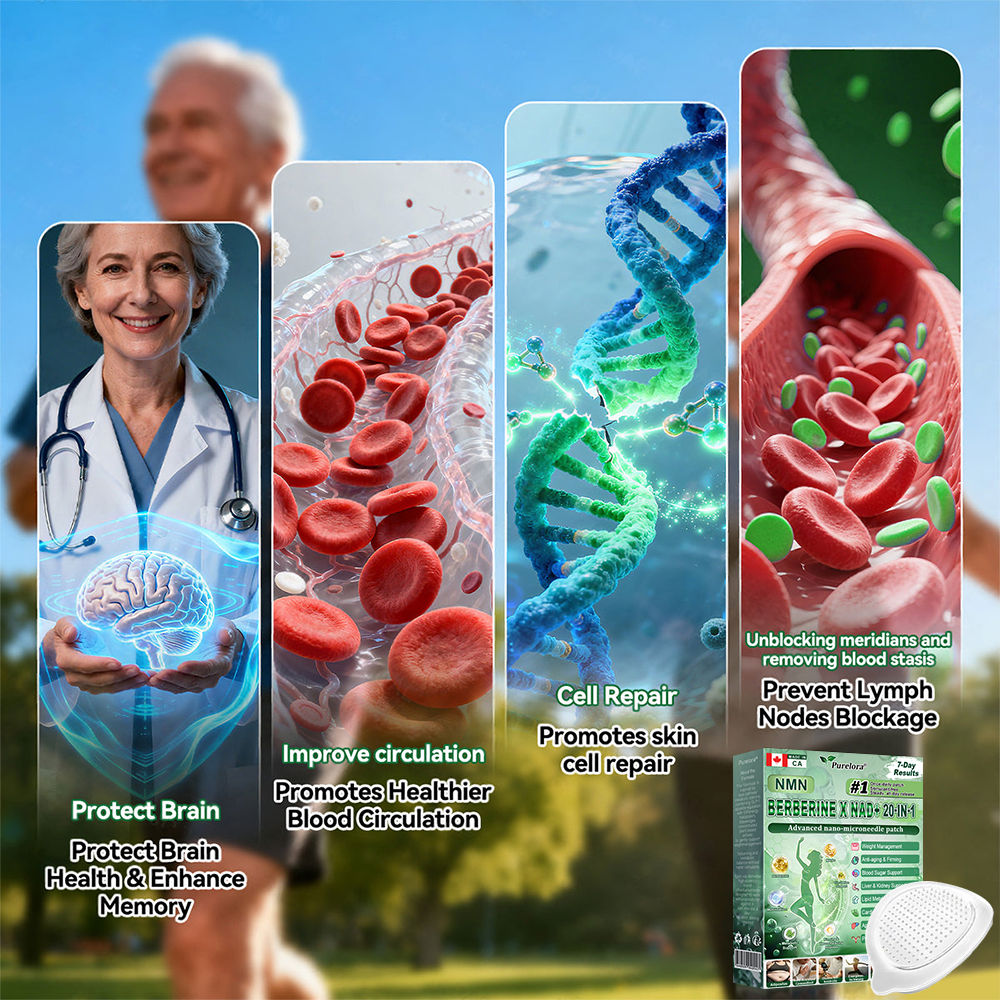 🔥Online Pharmacy 🔥Purelora® Moringa Berberine × NAD⁺ 20-in-1 Nano Microneedle Patch (Just once daily, visible changes in 7 days) ✅ Supports weight management, loose skin, diabetes care, sleep apnea, joint comfort, and more