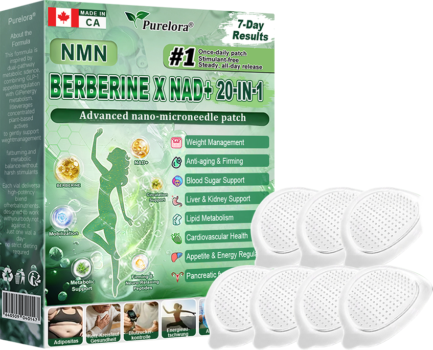 🔥Online Pharmacy 🔥Purelora® Moringa Berberine × NAD⁺ 20-in-1 Nano Microneedle Patch (Just once daily, visible changes in 7 days) ✅ Supports weight management, loose skin, diabetes care, sleep apnea, joint comfort, and more