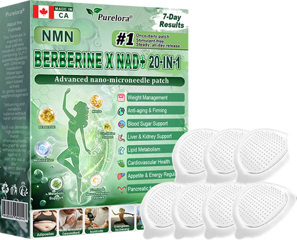 🔥Online Pharmacy 🔥Purelora® Moringa Berberine × NAD⁺ 20-in-1 Nano Microneedle Patch (Just once daily, visible changes in 7 days) ✅ Supports weight management, loose skin, diabetes care, sleep apnea, joint comfort, and more