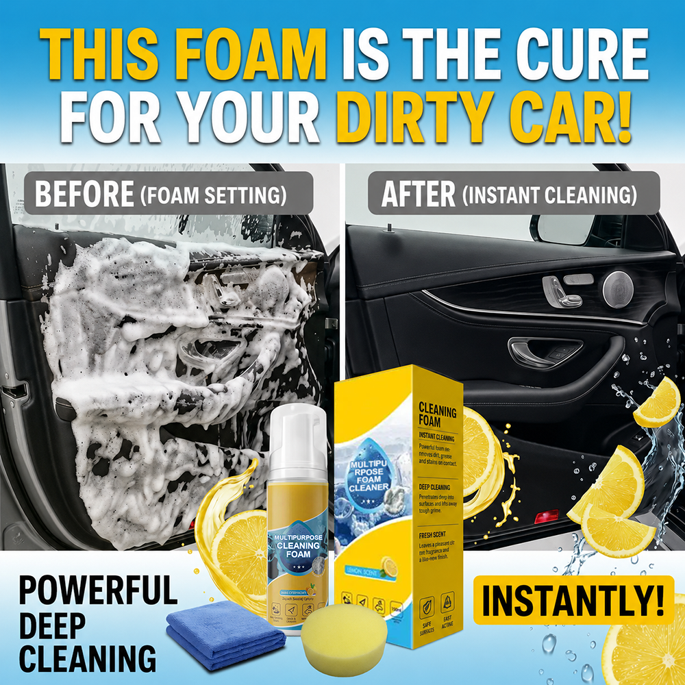 Last Day – 80% Off🔥4-in-1 Multipurpose Cleaning Foam